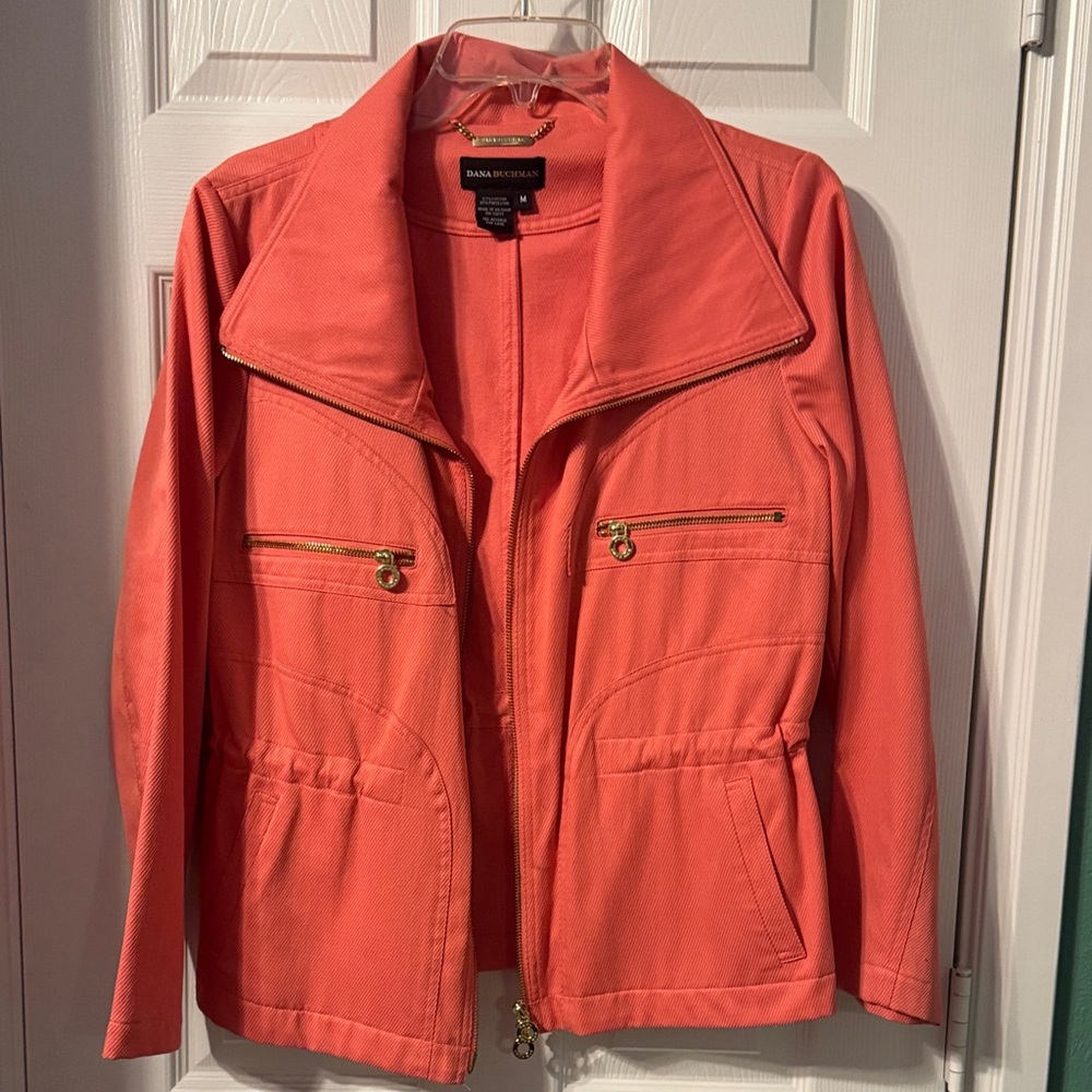 Dana Buchman Coral Utility Zip Jacket